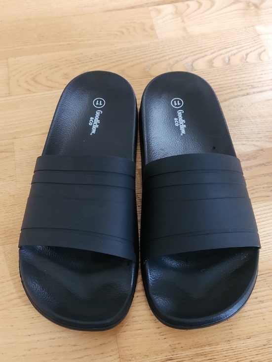 Goodfellow & Co Other - Goodfellow & Co Black Textured Slide Sandals